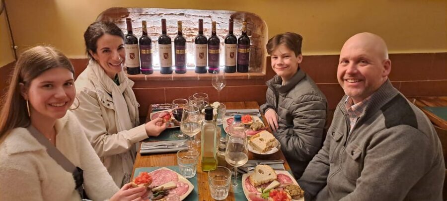 Private Flavors of Florence Walking Tour(Food&Wine Included) - The Enoteca pause: two Tuscan wines, cheese, and a local cold cut