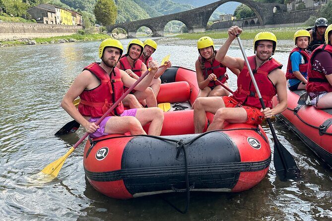 Rafting activity with family in Lucca - Ponte della Maddalena: The River Section That Makes It Feel Like Tuscany