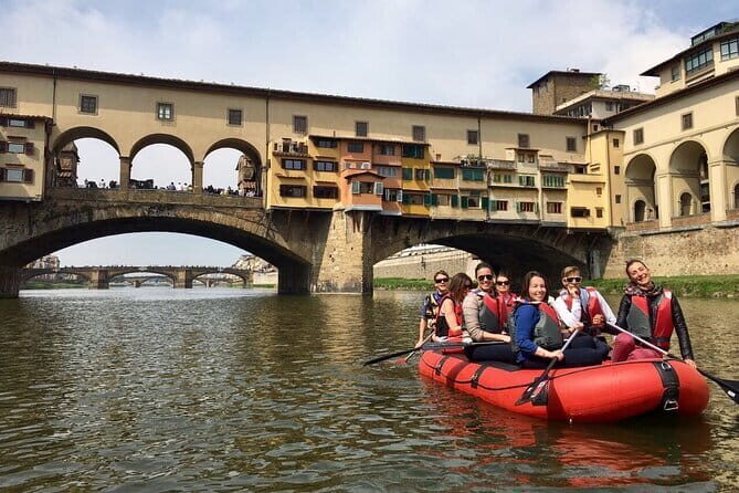 Rafting on the Arno River in Florence under the Arches of Pontevecchio - Price and Value: Is $46.86 Worth It?