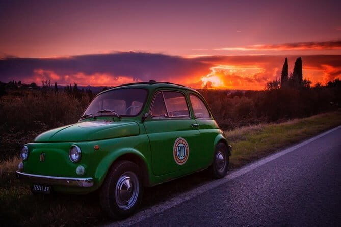 Self-Drive Vintage Fiat 500 Tour from Florence: Sunset Drive and Aperitivo - Key things to know before you go