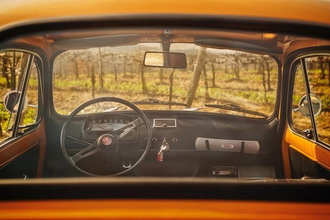 Self-Drive Vintage Fiat 500 Tour from Florence: Sunset Drive and Aperitivo - A vintage Fiat 500, with training wheels made of professionalism
