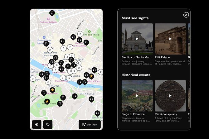 Self Guided Tours Florence With 100 Captivating Audio Stories - How the Trales self-guided audio tour works in Florence