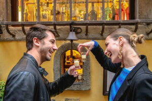 Tipsy Tour: Guided Bar Crawl In Florence with Dark History - Stop 1: Giardino Martin Lutero for Medici Secrets and Golden Hour Views