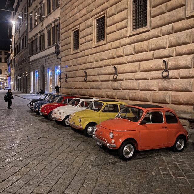 Tuscan Evening Tour: Fiat 500, 8:30 to 10 PM - A night-drive in Florence that’s actually hands-on