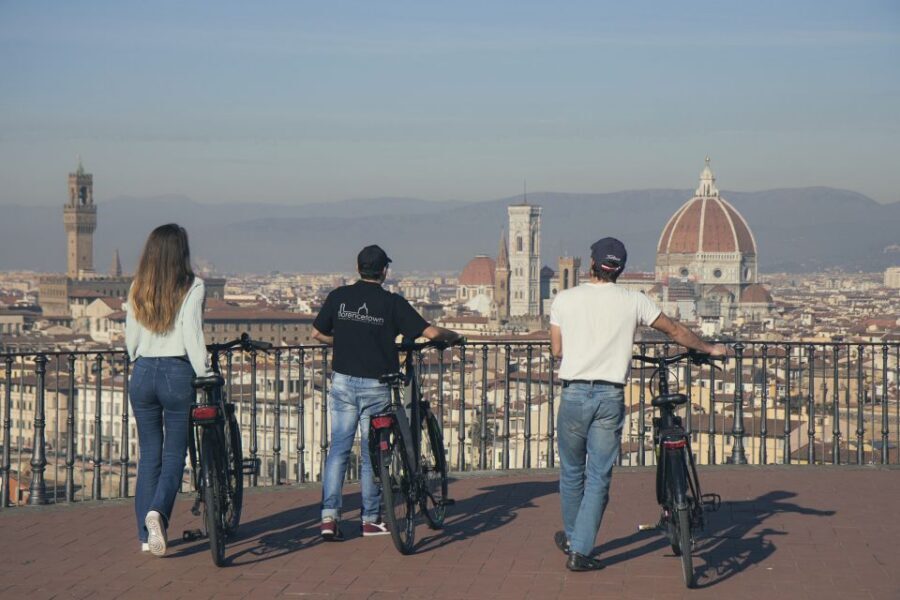 Tuscany: E-Bike Tour from Florence with Lunch - Florence viewpoints on the way out: Piazzale Michelangelo and Impruneta