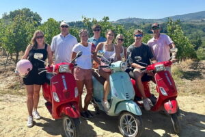 Tuscany Sunset Vespa tour with Dinner at a Chianti Winery - San Gimignano for towers, shopping, and that old-town wander