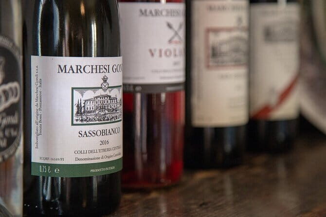 Wine Tasting Activity at Chianti Rufina - Five Wines, One Progression: Fresh to Structured